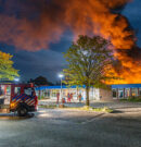 Forse brand bij school Dilgtplein in Haren